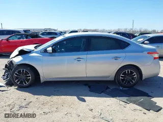 2015 Nissan Sentra S with VIN 3N1AB7AP7FY219042, listed as a IAAI auction lot 41776694 with 89,685 mi miles. Bid and sale history available at carsss.com. Image 14.