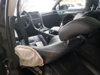 2014 Ford Fusion Titanium with VIN 3FA6P0K91ER276850, listed as a Copart auction lot 52452995 with 0 mi miles and Salvage Title. Bid and sale history available at carsss.com. Image 8.