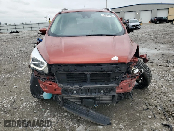 2019 Ford Escape Titanium with VIN 1FMCU9J96KUC45752, listed as a Copart auction lot 55819195 with 51,748 mi miles and Salvage title. Bid and sale history available at DreamBid. Image 5.