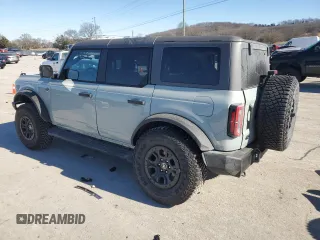 2024 Ford Bronco Wildtrak z VIN 1FMEE2BP6RLA70218, wystawiony jako Copart lot #41918605 z przebiegiem 3 782 mil mil oraz Szkoda całkowita • Salvage title. Historia ofert i sprzedaży dostępna na DreamBid. Obrazek 2.