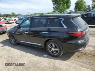 2019 Infiniti QX60 Pure with VIN 5N1DL0MN4KC570093, listed as a Copart auction lot 55215625 with 103,646 mi miles and Salvage title. Bid and sale history available at DreamBid. Image 2.