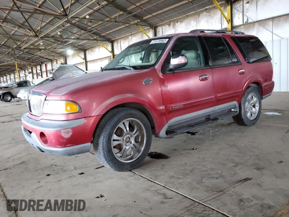 1998 Lincoln Navigator with VIN 5LMEU27LXWLJ04582, listed as a Copart auction lot 81878963 with 255,692 mi miles and Clean title. Bid and sale history available at DreamBid. Image 1.