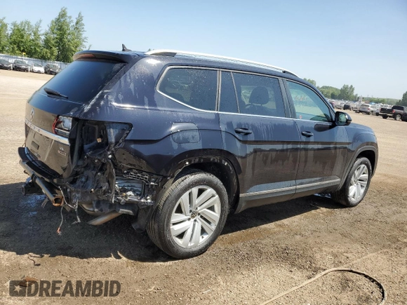 2018 Volkswagen Atlas SEL with VIN 1V2MR2CA5JC530812, listed as a Copart auction lot 60638135 with 260,790 mi miles and Salvage title. Bid and sale history available at DreamBid. Image 3.