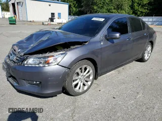 2014 Honda Accord Touring с VIN 1HGCR2F91EA810471, выставлен на аукционе Copart как лот 63899824 с пробегом 127 194 миль миль и Списание • Salvage title. История ставок и продаж доступна на DreamBid. Изображение 1.