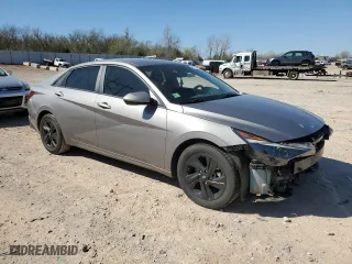 2021 Hyundai Elantra SEL with VIN KMHLM4AG0MU123635, listed as a Copart auction lot 49179305 with 76,116 mi miles and Salvage Title. Bid and sale history available at carsss.com. Image 4.