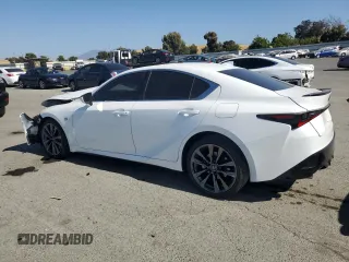 2023 Lexus IS 350 F Sport with VIN JTHGZ1B26P5058960, listed as a Copart auction lot 60683435 with 29,814 mi miles and Salvage title. Bid and sale history available at DreamBid. Image 2.