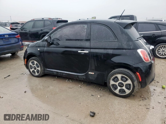 2014 FIAT 500e z VIN 3C3CFFGE7ET266999, wystawiony jako Copart lot #50703015 z przebiegiem 74 375 mil mil oraz Szkoda całkowita • Salvage title. Historia ofert i sprzedaży dostępna na DreamBid. Obrazek 2.