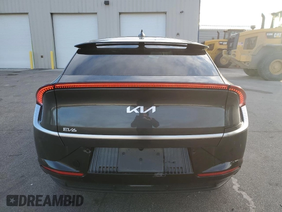 2023 Kia EV6 Wind with VIN KNDC34LA7P5127437, listed as a Copart auction lot 88658985 with 34,712 mi miles and Non Repairable. Bid and sale history available at carsss.com. Image 6.