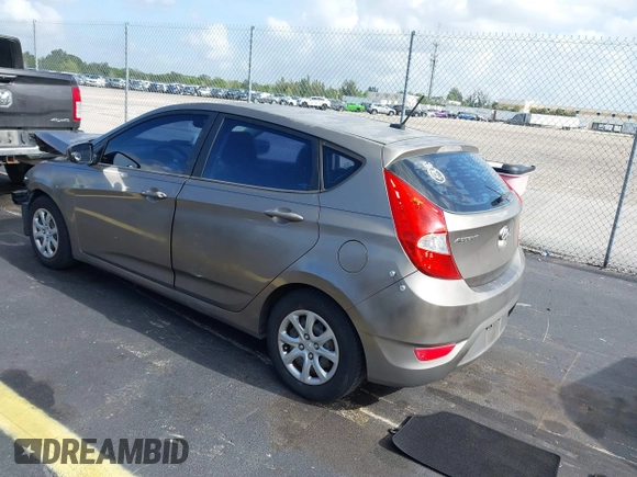 2012 Hyundai Accent GS with VIN KMHCT5AE1CU007575, listed as a IAAI auction lot 42720094 with 132,118 mi miles and . Bid and sale history available at DreamBid. Image 3.