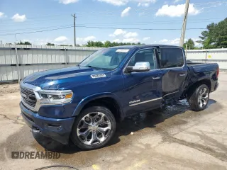 2020 Ram 1500 Limited with VIN 1C6RREHT1LN129498, listed as a Copart auction lot 57706815 with 66,394 mi miles and Salvage title. Bid and sale history available at DreamBid. Image 1.