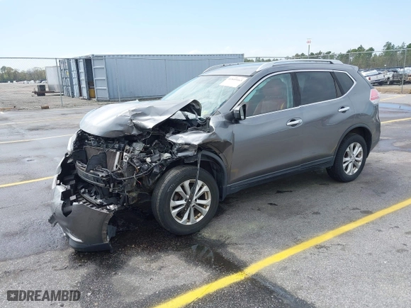 2016 Nissan Rogue SV with VIN KNMAT2MV2GP648485, listed as a IAAI auction lot 41849163 with 122,336 mi miles. Bid and sale history available at carsss.com. Image 16.