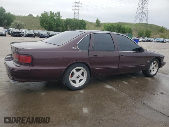 1996 Chevrolet Caprice 1SA Special Value with VIN 1G1BL52P7TR169402, listed as a Copart auction lot 58929695 with 152,433 mi miles and Clean title. Bid and sale history available at DreamBid. Image 3.