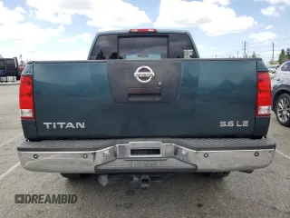 2006 Nissan Titan SE with VIN 1N6AA07B76N502666, listed as a Copart auction lot 56917515 with 118,877 mi miles and Salvage title. Bid and sale history available at DreamBid. Image 6.