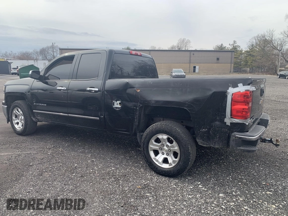 2014 Chevrolet Silverado 1500 LTZ with VIN 1GCVKSEC0EZ265504, listed as a IAAI auction lot 41737186 with 215,850 mi miles and . Bid and sale history available at DreamBid. Image 3.