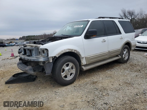 2005 Ford Expedition Eddie Bauer with VIN 1FMPU17555LA26279, listed as a Copart auction lot 44762945 with Not provided miles and Clean title. Bid and sale history available at DreamBid. Image 1.