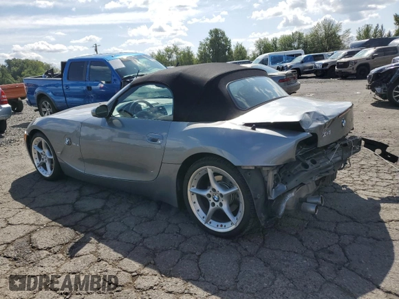 2008 BMW Z4 3.0si with VIN 4USBU53508LX04379, listed as a Copart auction lot 68740084 with 69,685 mi miles and Salvage title. Bid and sale history available at DreamBid. Image 2.