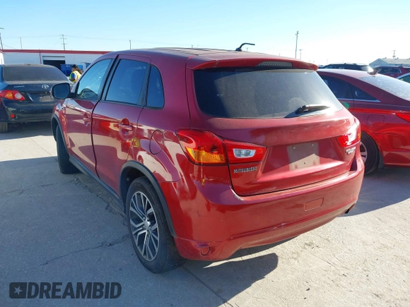 2016 Mitsubishi Outlander Sport 2.0 ES with VIN JA4AP3AU6GZ032986, listed as a IAAI auction lot 41675183 with 1 mi miles. Bid and sale history available at carsss.com. Image 3.