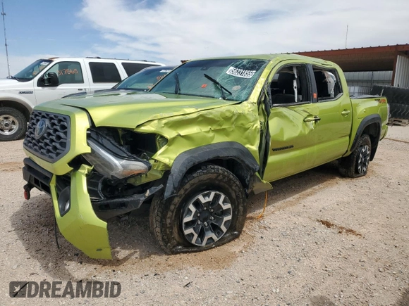 2023 Toyota Tacoma SR z VIN 3TYCZ5AN6PT153777, wystawiony jako Copart lot #56231855 z przebiegiem Nie podano mil oraz Czysty tytuł • Clean title. Historia ofert i sprzedaży dostępna na DreamBid. Obrazek 1.