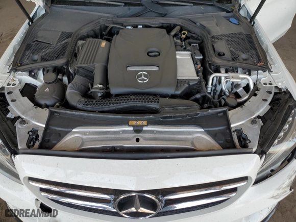 2018 Mercedes-Benz C-Class C 300 with VIN WDDWF4JB1JR397558, listed as a Copart auction lot 52547895 with 46,339 mi miles and Salvage Title. Bid and sale history available at carsss.com. Image 11.