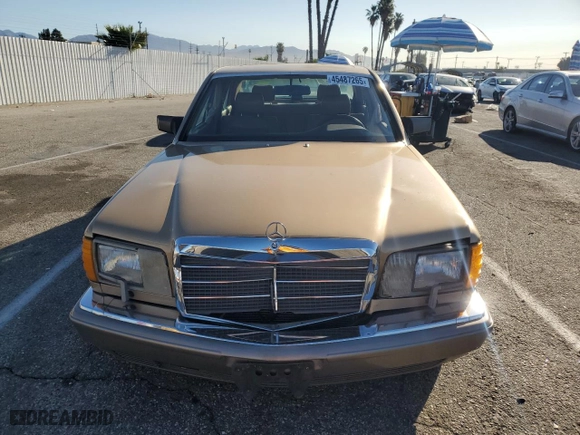 1987 Mercedes-Benz 300 Series 300SDL with VIN WDBCB25D4HA324393, listed as a Copart auction lot 45487265 with 245,723 mi miles and Salvage Title. Bid and sale history available at carsss.com. Image 5.