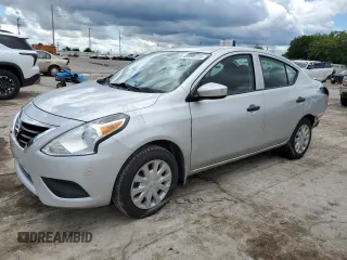 2017 Nissan Versa SV with VIN 3N1CN7AP1HL884633, listed as a Copart auction lot 49998725 with 63,609 mi miles and Salvage title. Bid and sale history available at DreamBid. Image 1.