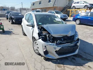 2015 Toyota Prius One with VIN JTDKDTB38F1096503, listed as a IAAI auction lot 41780696 with 117,841 mi miles and . Bid and sale history available at carsss.com. Image 1.