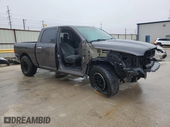 2017 Ram 1500 Big Horn with VIN 1C6RR7LM5HS881046, listed as a Copart auction lot 44811315 with 105,937 mi miles and Salvage Title. Bid and sale history available at carsss.com. Image 4.