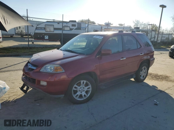 2006 Acura MDX Touring w/Navi with VIN 2HNYD18886H524583, listed as a Copart auction lot 88972425 with 193,778 mi miles and Salvage Title. Bid and sale history available at carsss.com. Image 1.