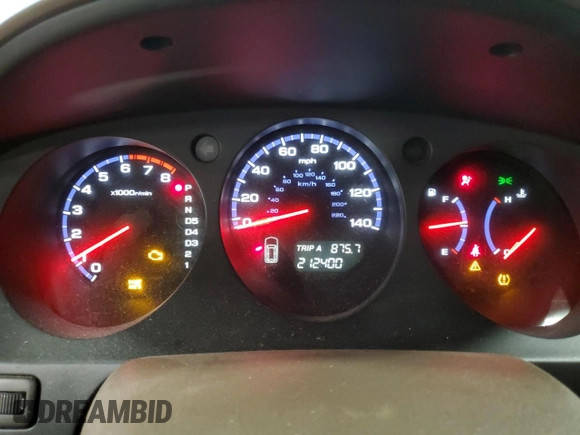 2004 Acura MDX Touring Pkg with VIN 2HNYD18654H515397, listed as a Copart auction lot 49633225 with 212,400 mi miles and Salvage Title. Bid and sale history available at carsss.com. Image 9.