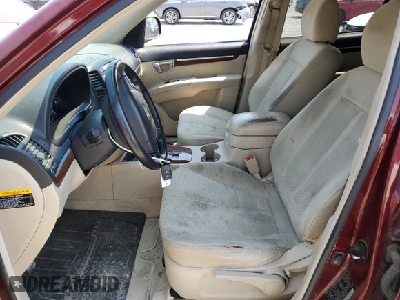 2007 Hyundai Santa Fe SE with VIN 5NMSH13E97H022541, listed as a Copart auction lot 64692595 with 172,748 mi miles and Salvage title. Bid and sale history available at DreamBid. Image 7.