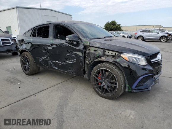 2016 Mercedes-Benz GLE 63 S AMG with VIN 4JGED7FB9GA009033, listed as a Copart auction lot 64547323 with 86,547 mi miles and . Bid and sale history available at DreamBid. Image 4.
