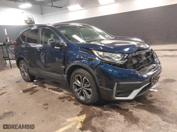 2020 Honda CR-V EX-L with VIN 5J6RW2H86LL021914, listed as a IAAI auction lot 41833001 with 32,433 mi miles. Bid and sale history available at carsss.com. Image 1.