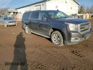 2015 GMC Yukon XL SLT with VIN 1GKS2HKC7FR533710, listed as a Copart auction lot 48336335 with 183,731 mi miles and Clean Title. Bid and sale history available at carsss.com. Image 11.