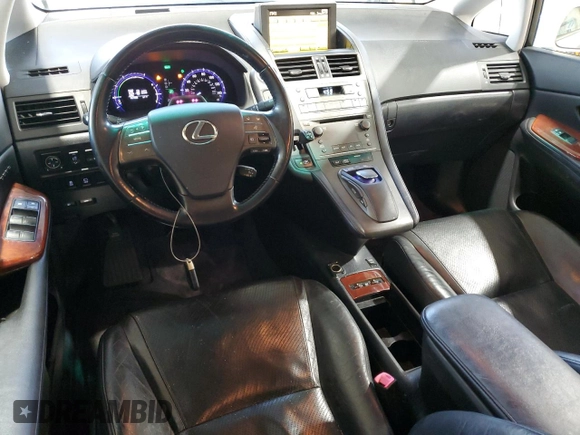 2010 Lexus HS 250h with VIN JTHBB1BA7A2010608, listed as a Copart auction lot 84322074 with 168,327 mi miles and Salvage Title. Bid and sale history available at DreamBid. Image 8.