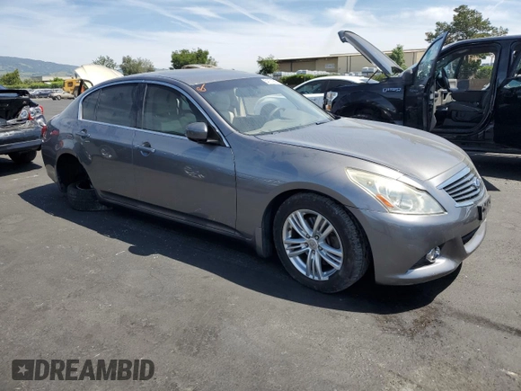 2013 Infiniti G37 Journey with VIN JN1CV6AP3DM710802, listed as a Copart auction lot 54131965 with Not provided miles and Salvage title. Bid and sale history available at DreamBid. Image 4.