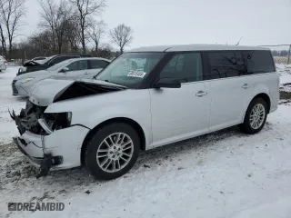 2013 Ford Flex SEL with VIN 2FMHK6C87DBD26752, listed as a Copart auction lot 88915455 with NaN miles and Salvage Title. Bid and sale history available at carsss.com. Image 1.