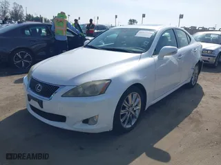 2010 Lexus IS 250 with VIN JTHBF5C23A5123294, listed as a IAAI auction lot 41577795 with 114,800 mi miles. Bid and sale history available at carsss.com. Image 2.