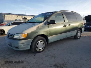 2002 Toyota Sienna LE with VIN 4T3ZF13C72U493367, listed as a Copart auction lot 46255805 with 167,425 mi miles and Salvage title. Bid and sale history available at DreamBid. Image 1.