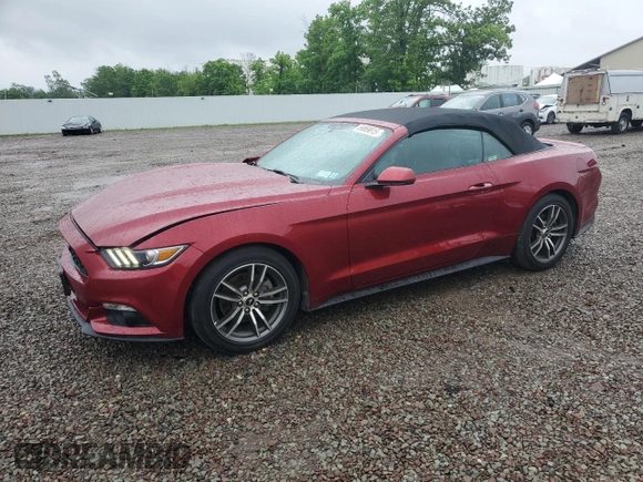 2016 Ford Mustang EcoBoost Premium with VIN 1FATP8UH4G5304510, listed as a Copart auction lot 59869815 with 33,438 mi miles and Salvage title. Bid and sale history available at DreamBid. Image 1.