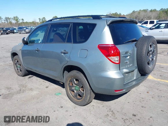 2007 Toyota RAV4 with VIN JTMBK33V775022554, listed as a IAAI auction lot 41626226 with 286,017 mi miles. Bid and sale history available at carsss.com. Image 3.