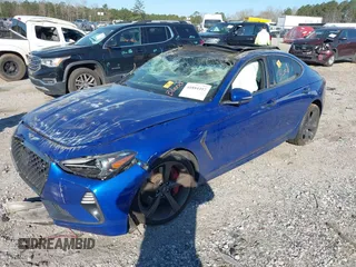 2019 Genesis G70 Advanced with VIN KMTG34LE7KU027701, listed as a IAAI auction lot 41884492 with 60,795 mi miles and . Bid and sale history available at DreamBid. Image 17.