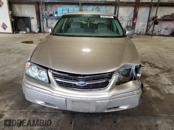 2002 Chevrolet Impala with VIN 2G1WF52E629355576, listed as a Copart auction lot 61013485 with 205,822 mi miles and Salvage title. Bid and sale history available at DreamBid. Image 5.