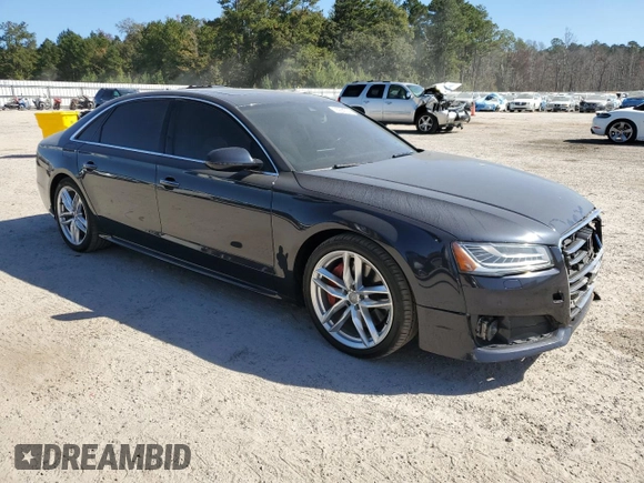 2016 Audi A8 L 4.0T Sport with VIN WAU43AFD2GN005588, listed as a Copart auction lot 76934794 with 133,813 mi miles and Salvage Title. Bid and sale history available at carsss.com. Image 4.