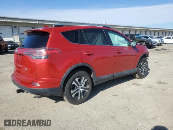 2017 Toyota RAV4 LE with VIN 2T3BFREV8HW572344, listed as a Copart auction lot 45907255 with 9,001 mi miles and Salvage Title. Bid and sale history available at carsss.com. Image 3.