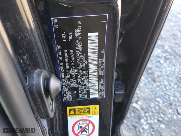 2018 Toyota Highlander LE with VIN 5TDBZRFH4JS848574, listed as a Copart auction lot 52289295 with 51,706 mi miles and Salvage Title. Bid and sale history available at carsss.com. Image 13.