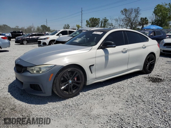 2015 BMW 4 Series 435i with VIN WBA4B1C54FD955276, listed as a Copart auction lot 53487175 with 138,549 mi miles and Clean Title. Bid and sale history available at carsss.com. Image 1.