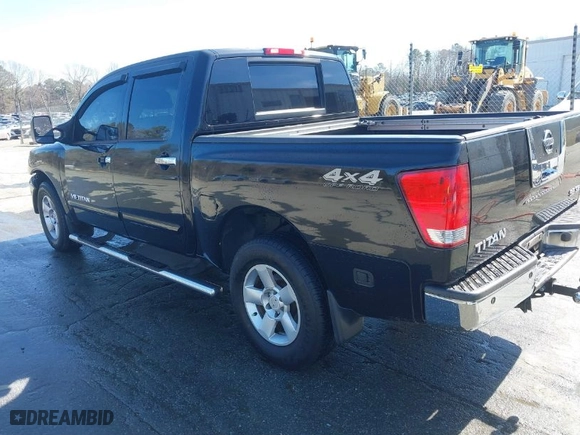 2007 Nissan Titan LE with VIN 1N6BA07B87N216508, listed as a IAAI auction lot 41595615 with 291,489 mi miles. Bid and sale history available at carsss.com. Image 3.