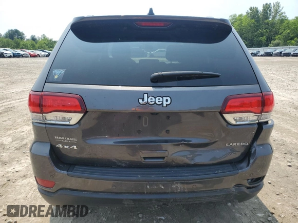 2020 Jeep Grand Cherokee Laredo E with VIN 1C4RJFAGXLC143334, listed as a Copart auction lot 60437345 with 62,484 mi miles and Salvage title. Bid and sale history available at DreamBid. Image 6.
