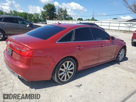 2015 Audi A6 3.0L TDI Prestige with VIN WAUHMAFC1FN012150, listed as a Copart auction lot 58028474 with 162,372 mi miles and Salvage Title. Bid and sale history available at carsss.com. Image 3.
