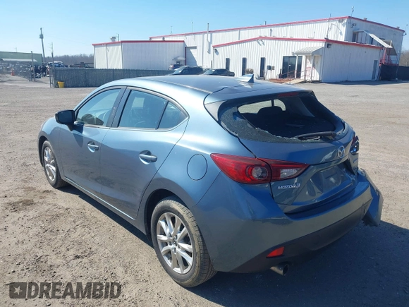 2015 Mazda 3 i Touring with VIN JM1BM1L75F1269755, listed as a IAAI auction lot 41634437 with 86,695 mi miles and . Bid and sale history available at carsss.com. Image 3.